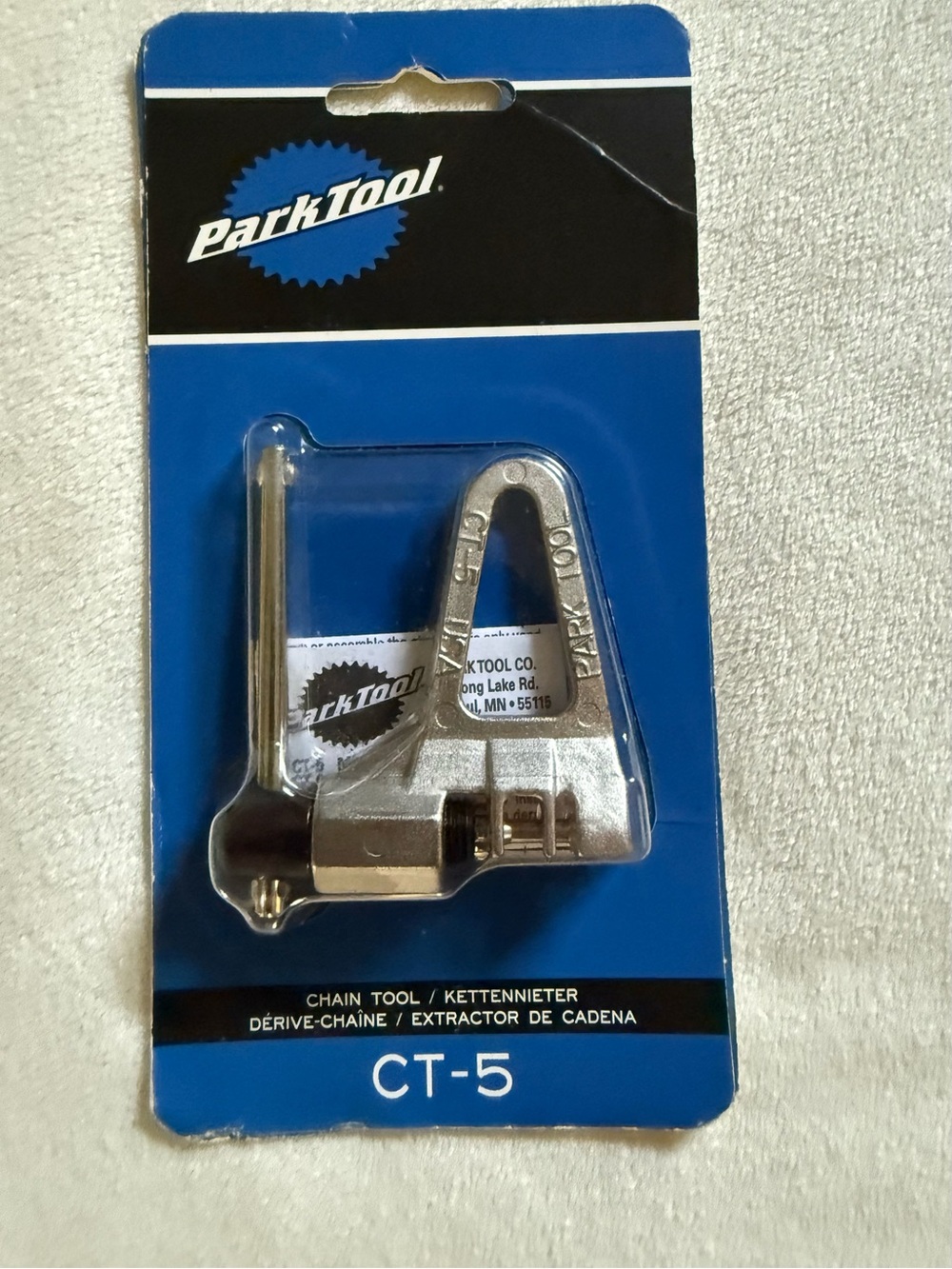 Park Tool Bicycle CT-5 Chain Tool – Silver